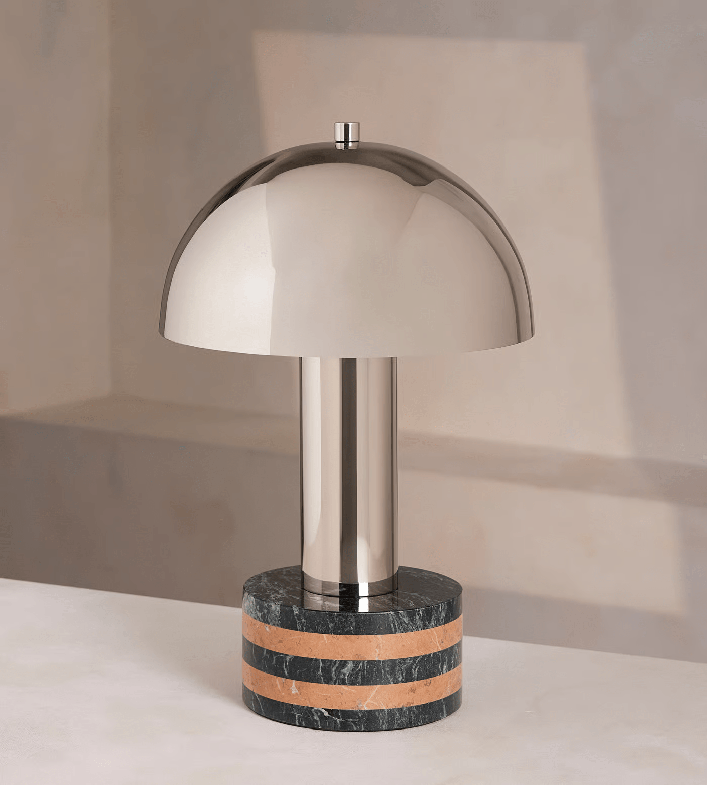 Strata Minimalist Marble Table Lamp