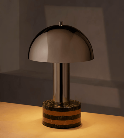 Strata Minimalist Marble Table Lamp
