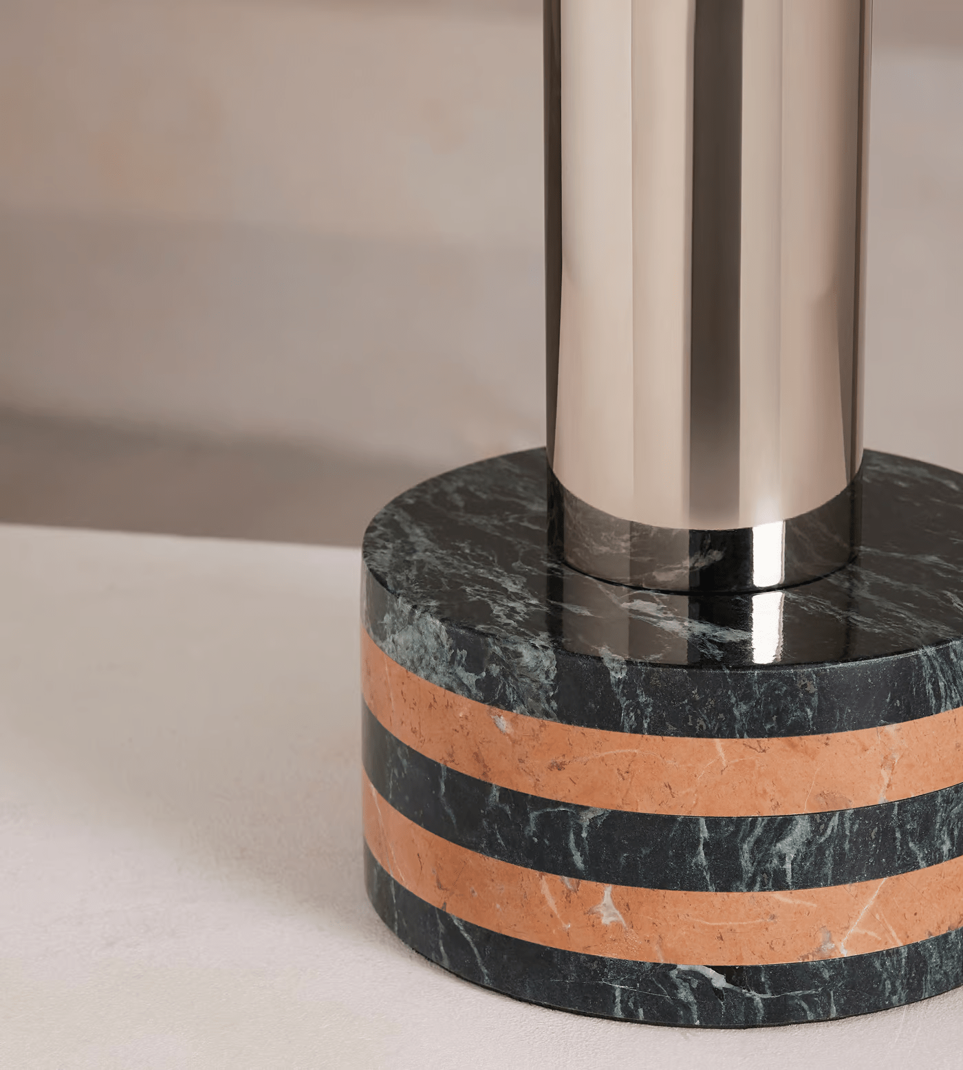 Strata Minimalist Marble Table Lamp