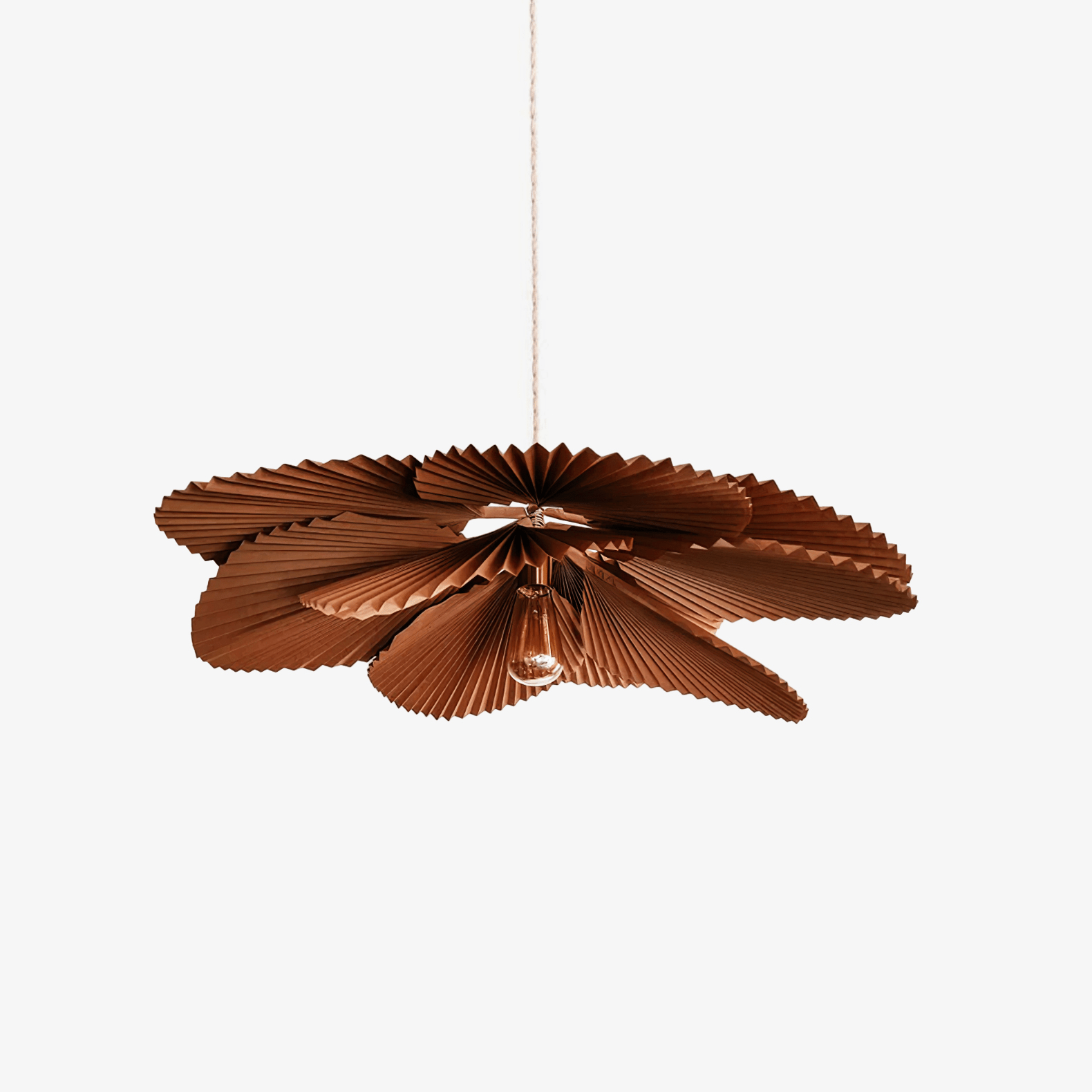 Wilto Pendant Lamp Lotus Leaf Folded Paper Floral