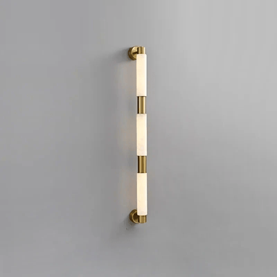 Ospix Alabaster Brass Wall Light