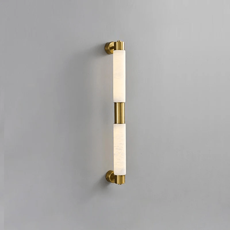 Ospix Alabaster Brass Wall Light