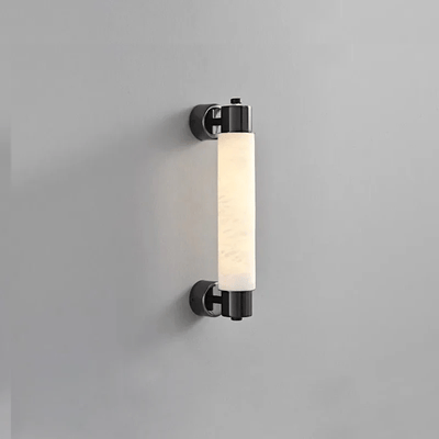 Ospix Alabaster Brass Wall Light