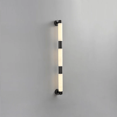Ospix Alabaster Brass Wall Light