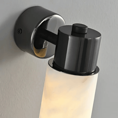 Ospix Alabaster Brass Wall Light