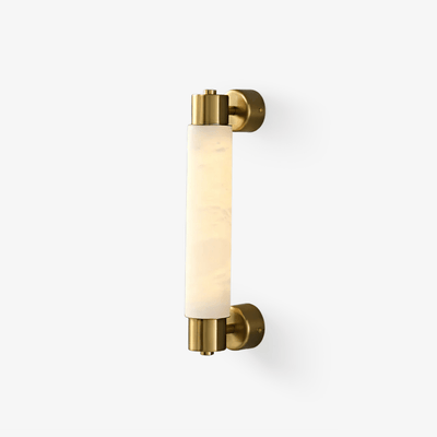 Ospix Alabaster Brass Wall Light