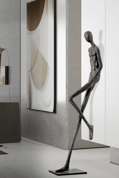Lemvix Sculpture Floor Ornament - Neutral Decor