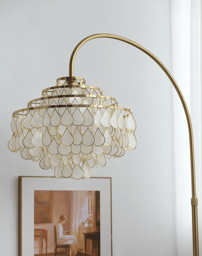 Emily Luxury Shell Floor Lamp