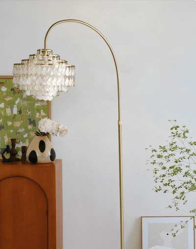 Emily Luxury Shell Floor Lamp