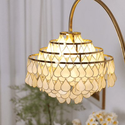 Emily Luxury Shell Floor Lamp