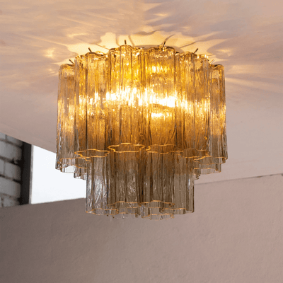 Aurora Ceiling Lamp Pink Waterfall Style - Neutral Decor