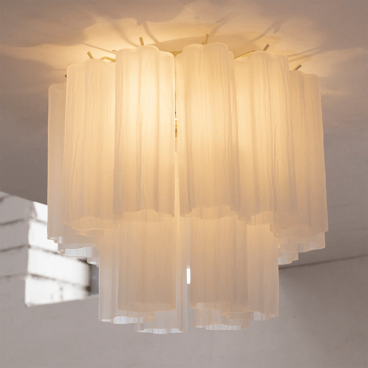 Aurora Ceiling Lamp Pink Waterfall Style - Neutral Decor