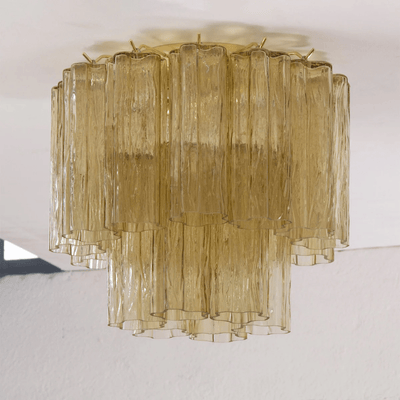 Aurora Ceiling Lamp Pink Waterfall Style - Neutral Decor