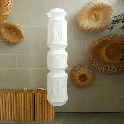 Elsie Vinyage Paper Pendant Light