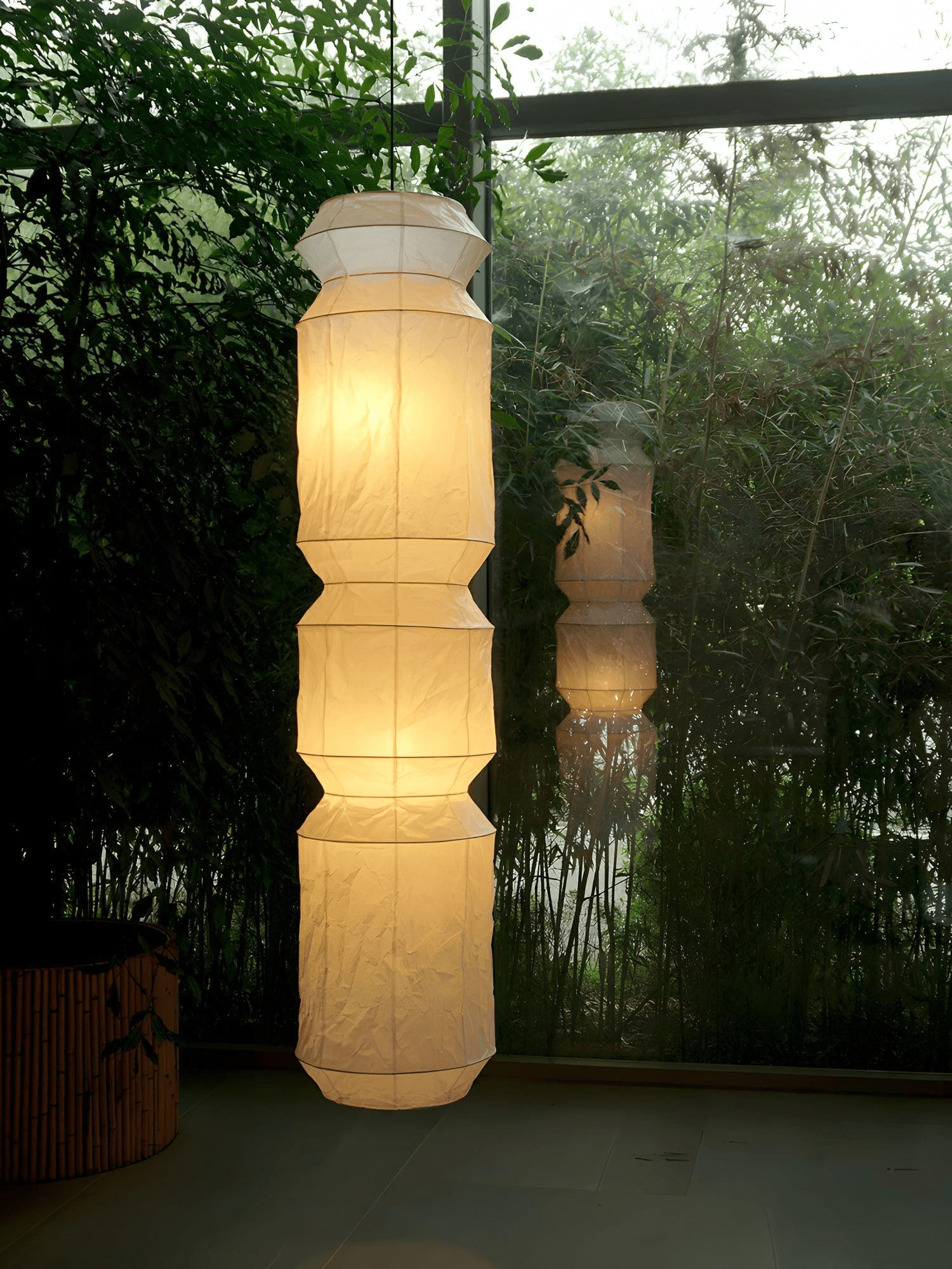 Elsie Vinyage Paper Pendant Light