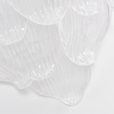 Lioriniella Wall Lamp Murano Glass Petal Frosted Cascading