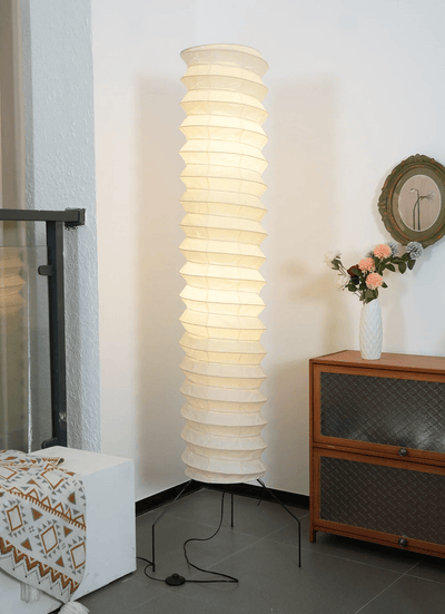 Soraine Minimalist Rice Paper Floor Lamp