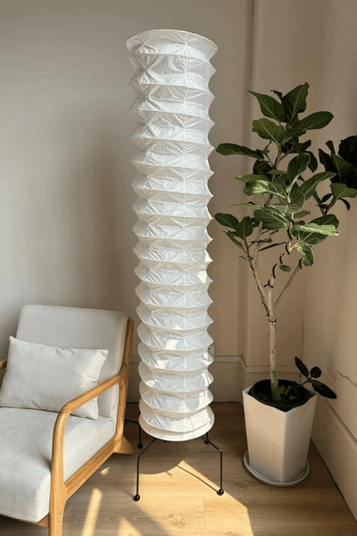 Soraine Minimalist Rice Paper Floor Lamp
