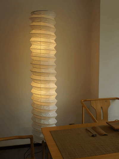 Soraine Minimalist Rice Paper Floor Lamp