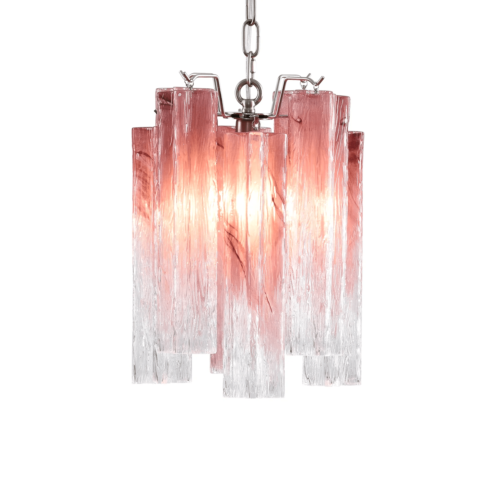 Lioroella Chandelier Pink Gradient Murano Glass
