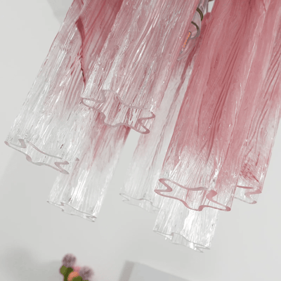 Lioroella Chandelier Pink Gradient Murano Glass