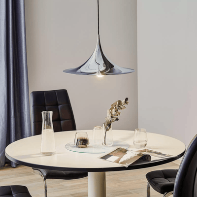 Valerira Steel Sculptural Pendant Light