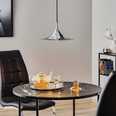 Valerira Steel Sculptural Pendant Light