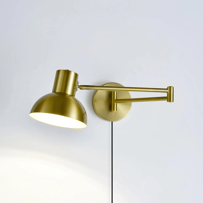 Ivar Adjustable Arm Plug In Wall Lamp - Neutral Decor