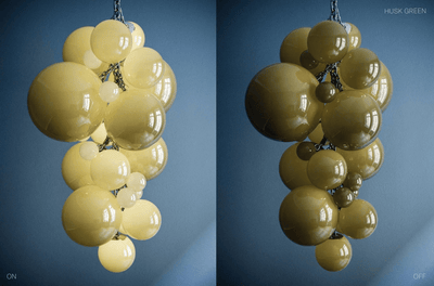 Blixo Chandelier Murano Glass Grape Cluster Art Deco
