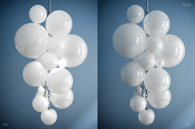Blixo Chandelier Murano Glass Grape Cluster Art Deco