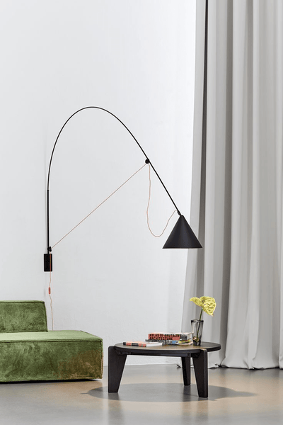 Noraette Wall Lamp Arc Cone Minimalist