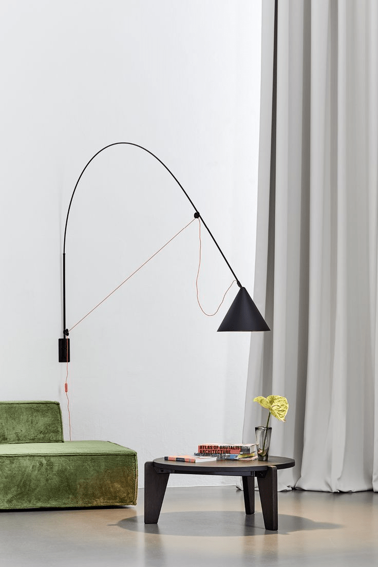 Noraette Wall Lamp Arc Cone Minimalist