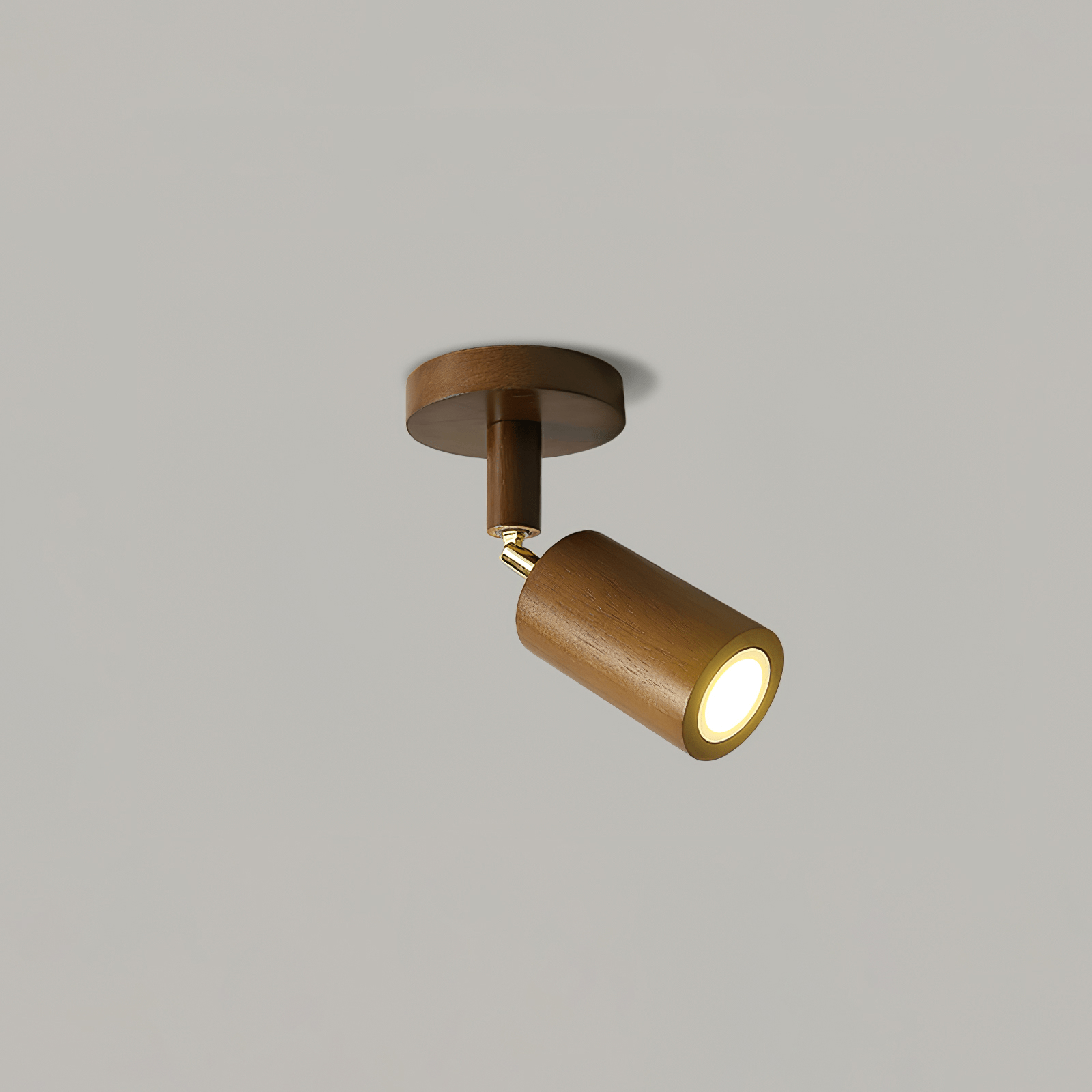 Valestone Wood Beam Spotlight Flush Mount Ceiling Light