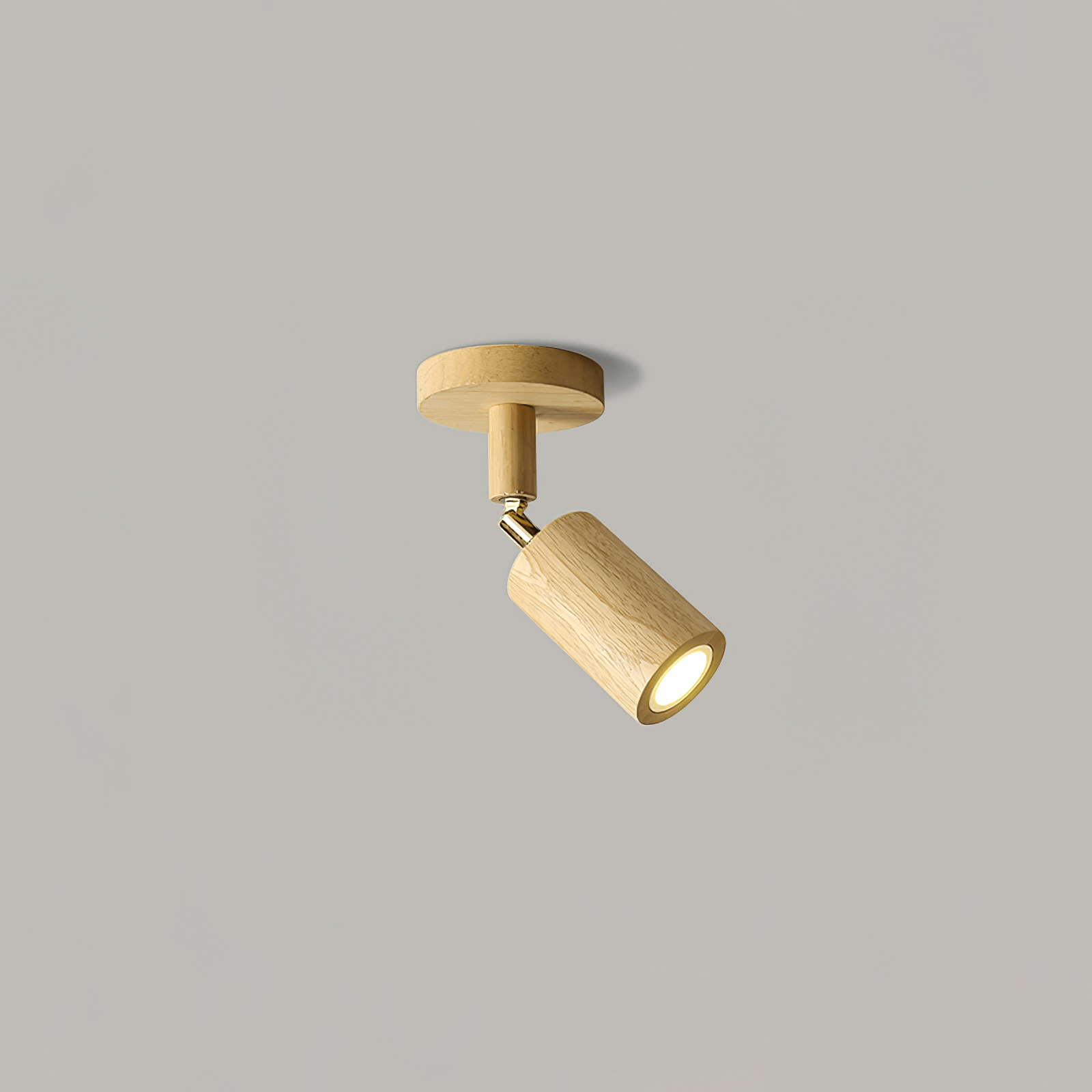 Valestone Wood Beam Spotlight Flush Mount Ceiling Light