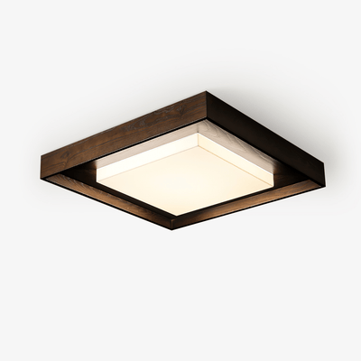 Auro Rustic Wood Ceiling Light