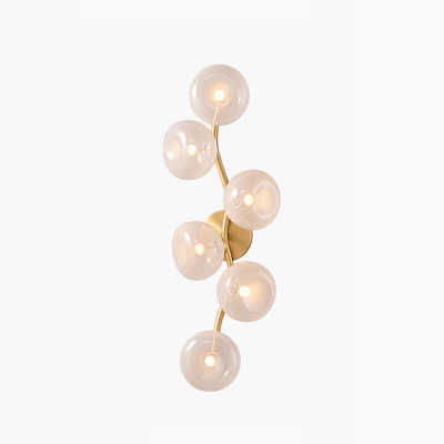 Velarina Wall Lamp Vine Nordic Art Glass Metal