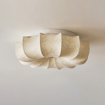 Vivaria Premium Nordic Art Wood Fabric Ceiling Light