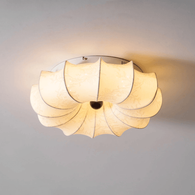 Vivaria Premium Nordic Art Wood Fabric Ceiling Light