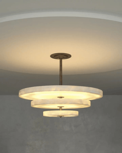 Nivoreria Minimalist Alabaster Pendant Light