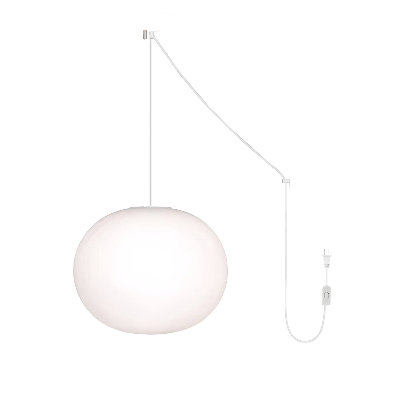 Qersy Modern Glass Pendant Lamp