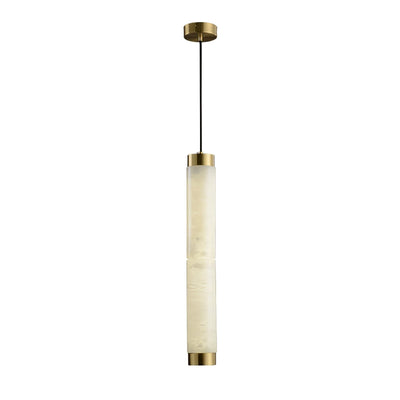 Lira Cylindrical Alabaster Pendant Light