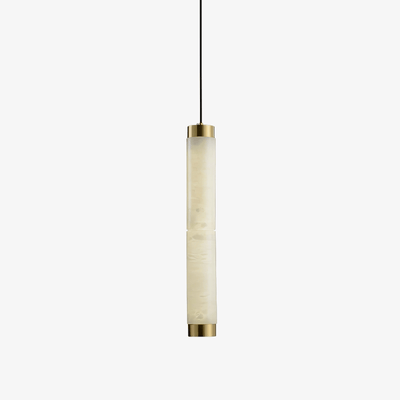 Lira Cylindrical Alabaster Pendant Light