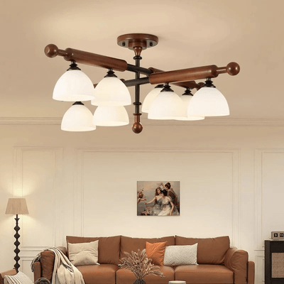 Rusticana Crossbeam Wood Ceiling Light