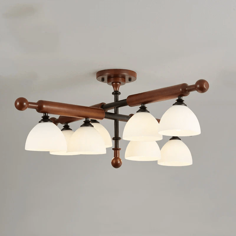 Rusticana Crossbeam Wood Ceiling Light
