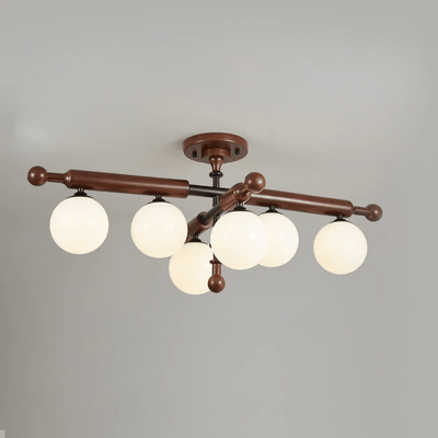 Rusticana Crossbeam Wood Ceiling Light