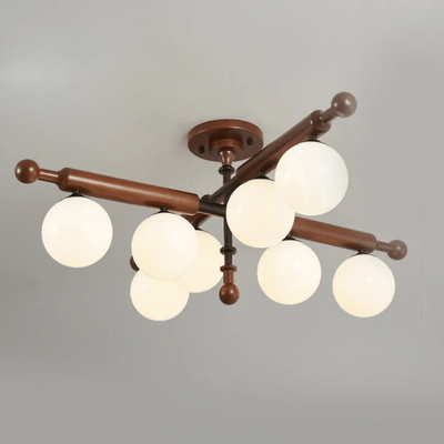 Rusticana Crossbeam Wood Ceiling Light