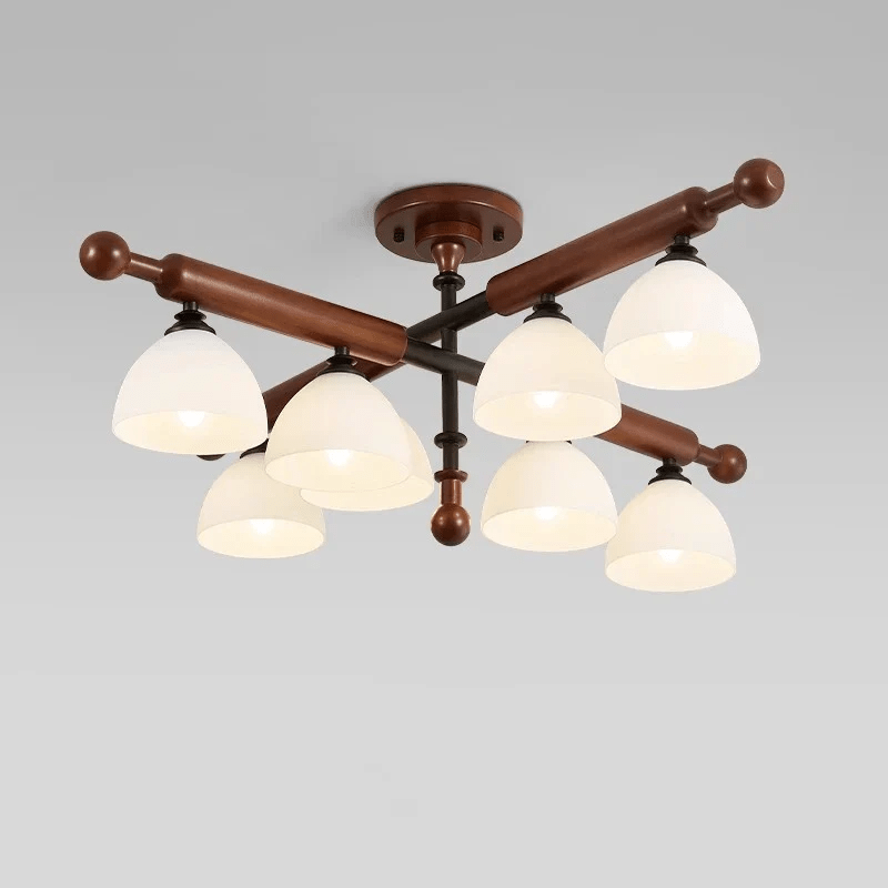 Rusticana Crossbeam Wood Ceiling Light