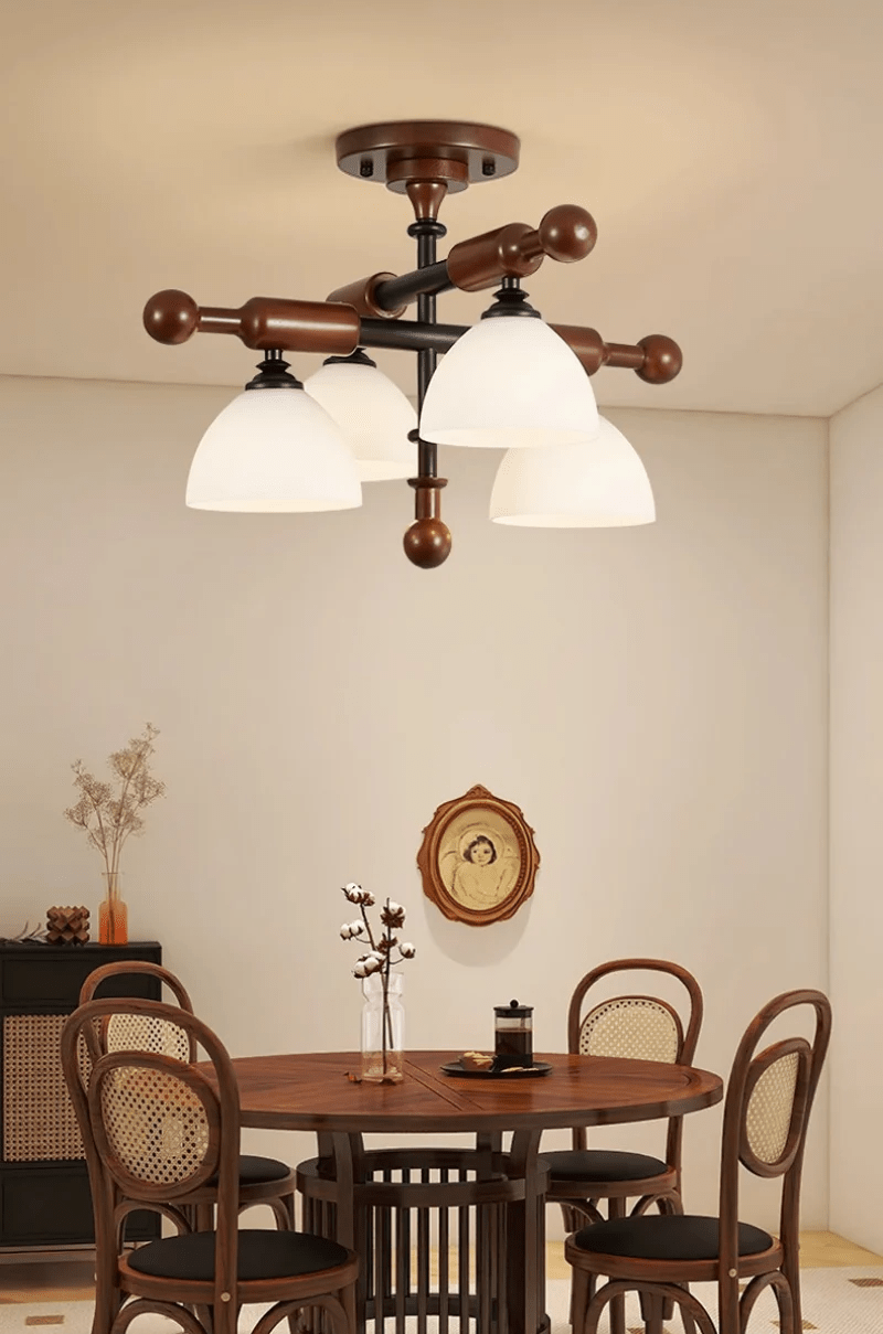 Rusticana Crossbeam Wood Ceiling Light