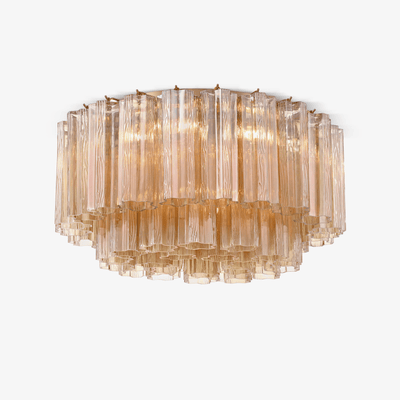Eiruaya Ceiling Lamp Glass Tube Layered Amber