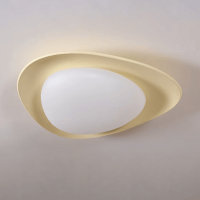 Poe Pendant Lamp Resin Oval Soft Contemporary